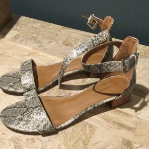 Snakeskin sandals
